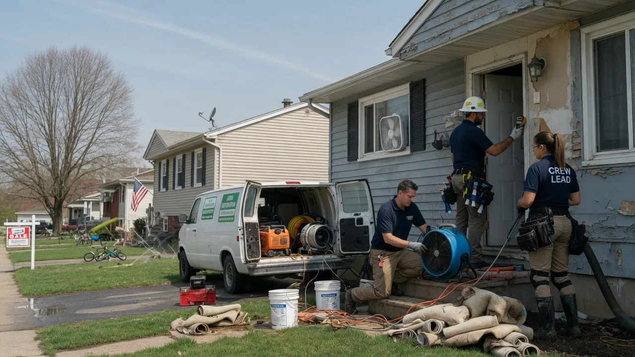 Flood Cleanup in Elizabeth, PA near me